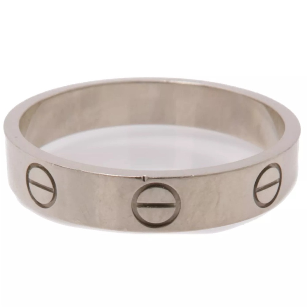 💎✨AUTHENTIC ✨💎LOVE RING WHITE GOLD CARTIER - Picture 6 of 11